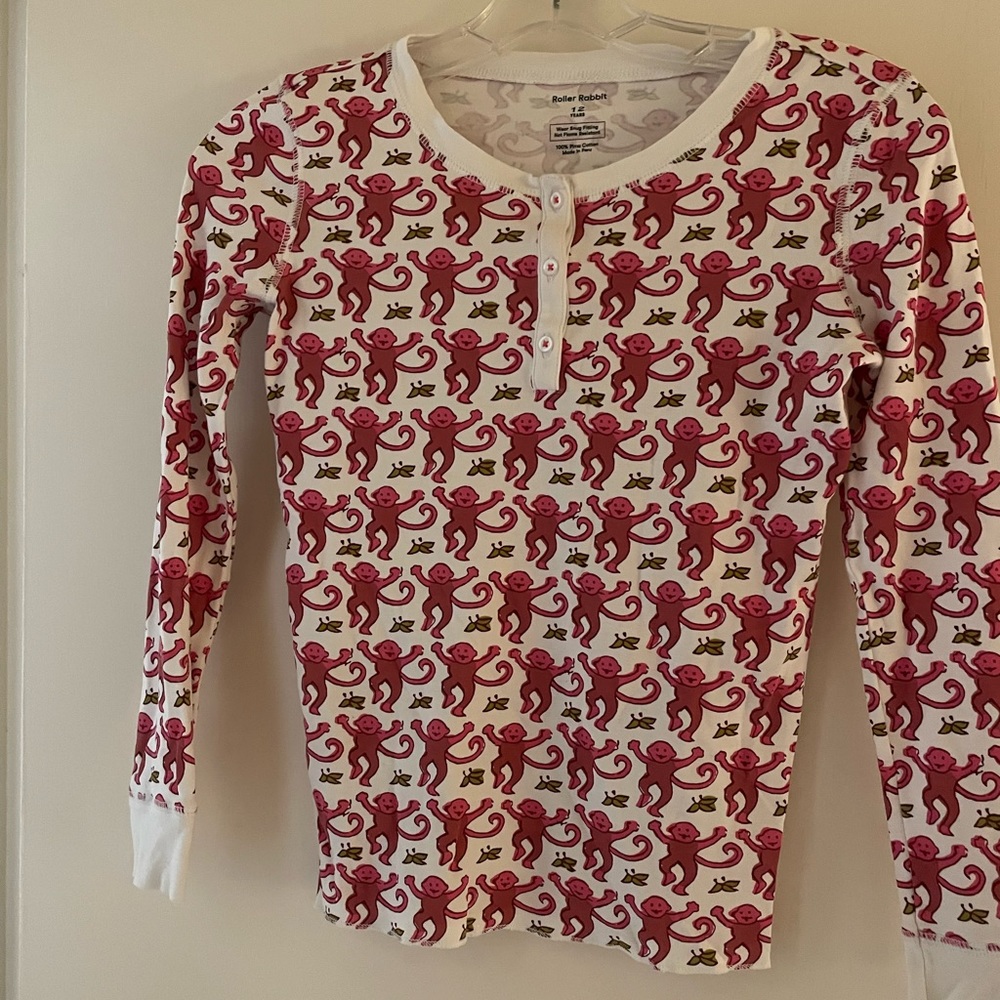 Roller Rabbit Kids Monkey Pajamas - like new!